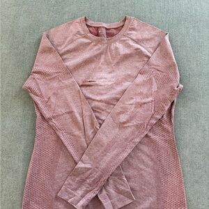 Figs Mauve Long Sleeve Top